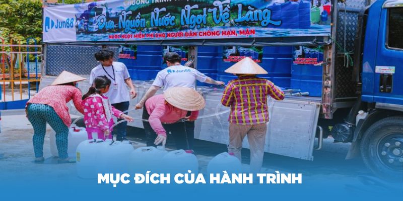 Mục đích của hành trình chống hạn chống mặn của Jun88